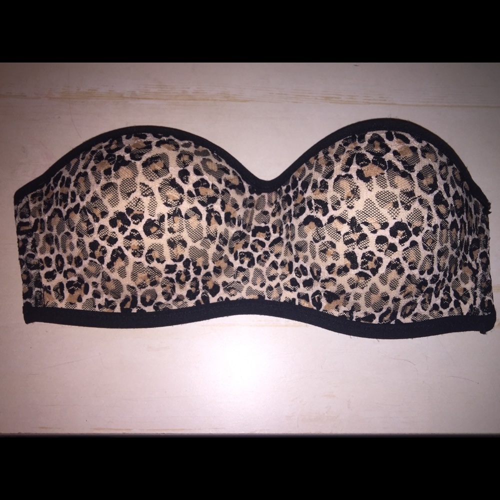VS PINK leopard bandeau